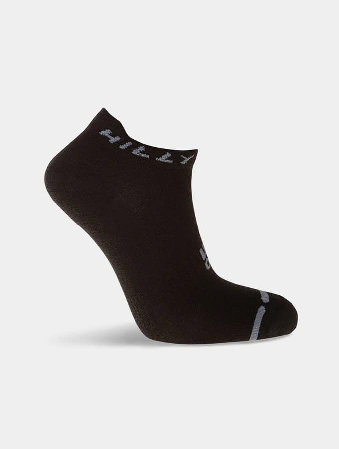 Performer compression running sock for increased endurance and comfort during triathlon training and races.