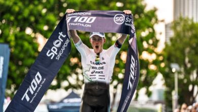 Hayden Wilde surges to statement win at Singapore T100 Triathlon