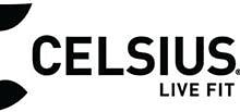 Celsius Live Fit logo featuring a stylized 'C' and bold text, representing a fitness and sports nutrition brand.