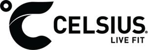 Celsius Live Fit logo featuring a stylized 'C' and bold text, representing a fitness and sports nutrition brand.