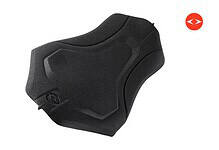Black Elastic Interface Tailwind TT cycling pad on a white background