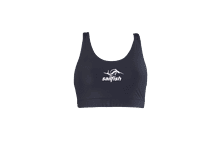 Sailfish triathlon sports bra designed for women athletes, featuring moisture-wicking fabric and ergonomic fit for optimal performance during training and races.